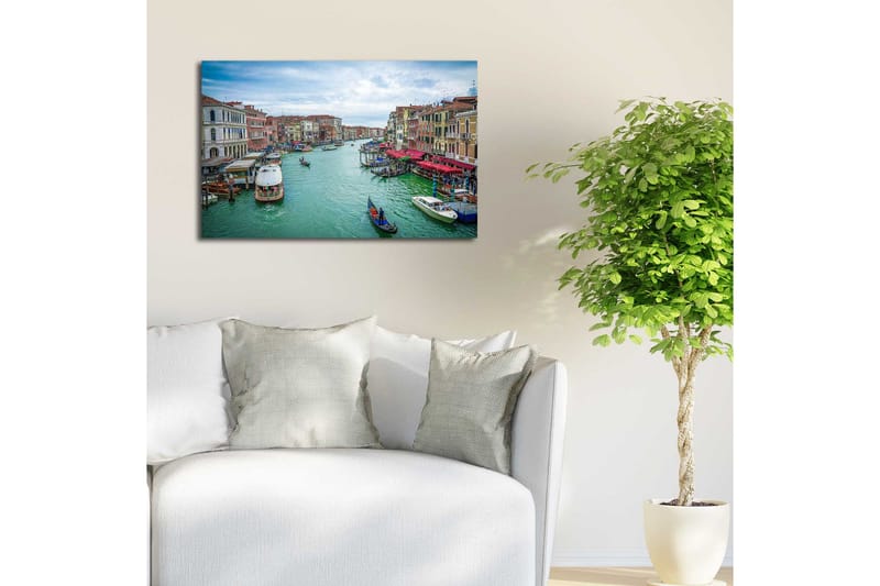 Dekorativ Canvasbilde LED-belysning - Flerfarget - Innredning - Bilder & kunst - Lerretsbilder