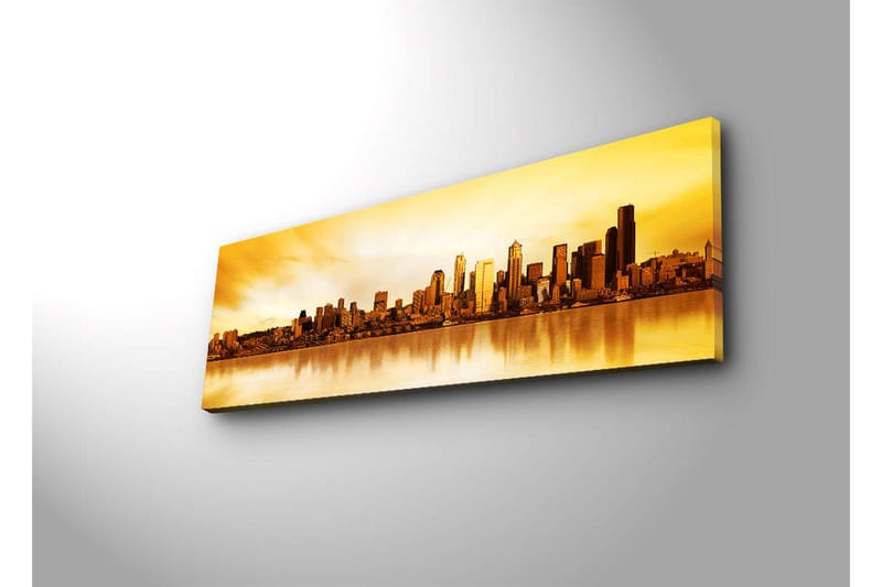 Dekorativ Canvasbilde LED-belysning - Flerfarget - Innredning - Bilder & kunst - Lerretsbilder