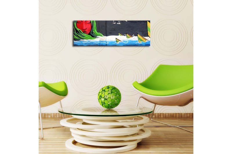 Dekorativ Canvasbilde LED-belysning - Flerfarget - Innredning - Bilder & kunst - Lerretsbilder