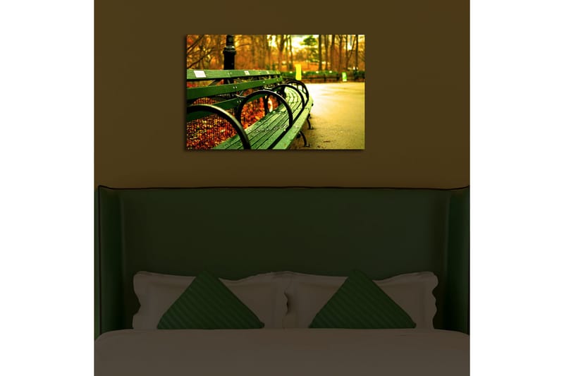 Dekorativ Canvasbilde LED-belysning - Flerfarget - Innredning - Bilder & kunst - Lerretsbilder