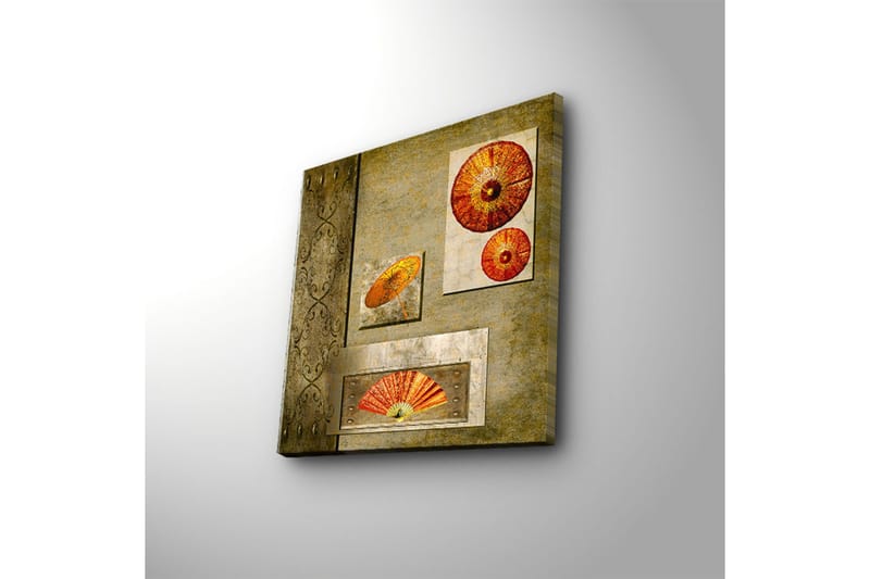 Dekorativ Canvasbilde LED-belysning - Flerfarget - Innredning - Bilder & kunst - Lerretsbilder