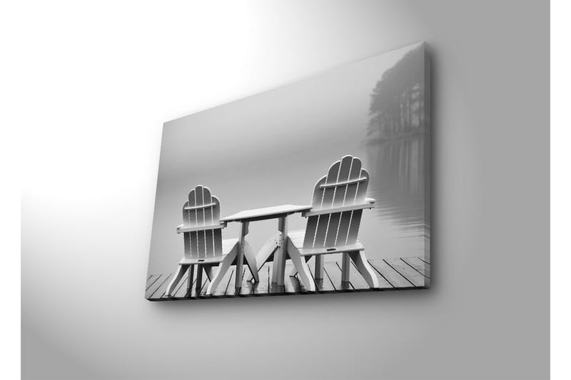 Dekorativ Canvasbilde LED-belysning - Flerfarget - Innredning - Bilder & kunst - Lerretsbilder