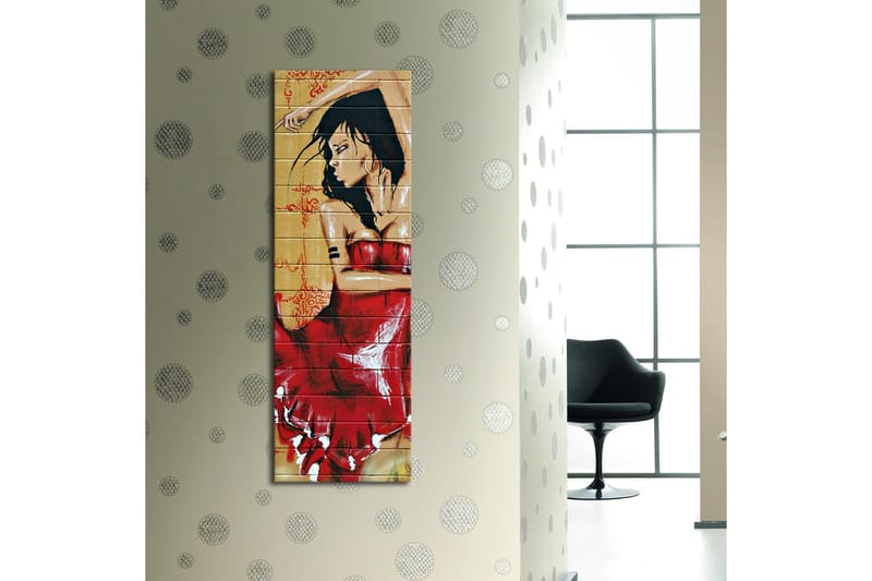 Dekorativ Canvasbilde LED-belysning - Flerfarget - Innredning - Bilder & kunst - Lerretsbilder