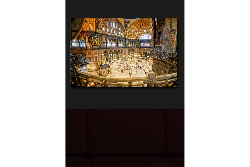 Dekorativ Canvasbilde LED-belysning - Flerfarget - Innredning - Bilder & kunst - Lerretsbilder