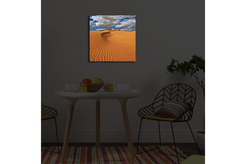 Dekorativ Canvasbilde LED-belysning - Flerfarget - Innredning - Bilder & kunst - Lerretsbilder