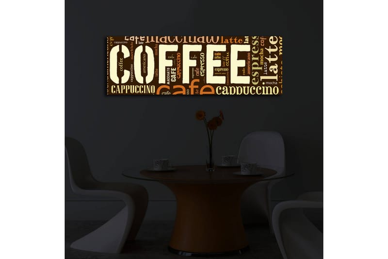 Dekorativ Canvasbilde LED-belysning - Flerfarget - Innredning - Bilder & kunst - Lerretsbilder