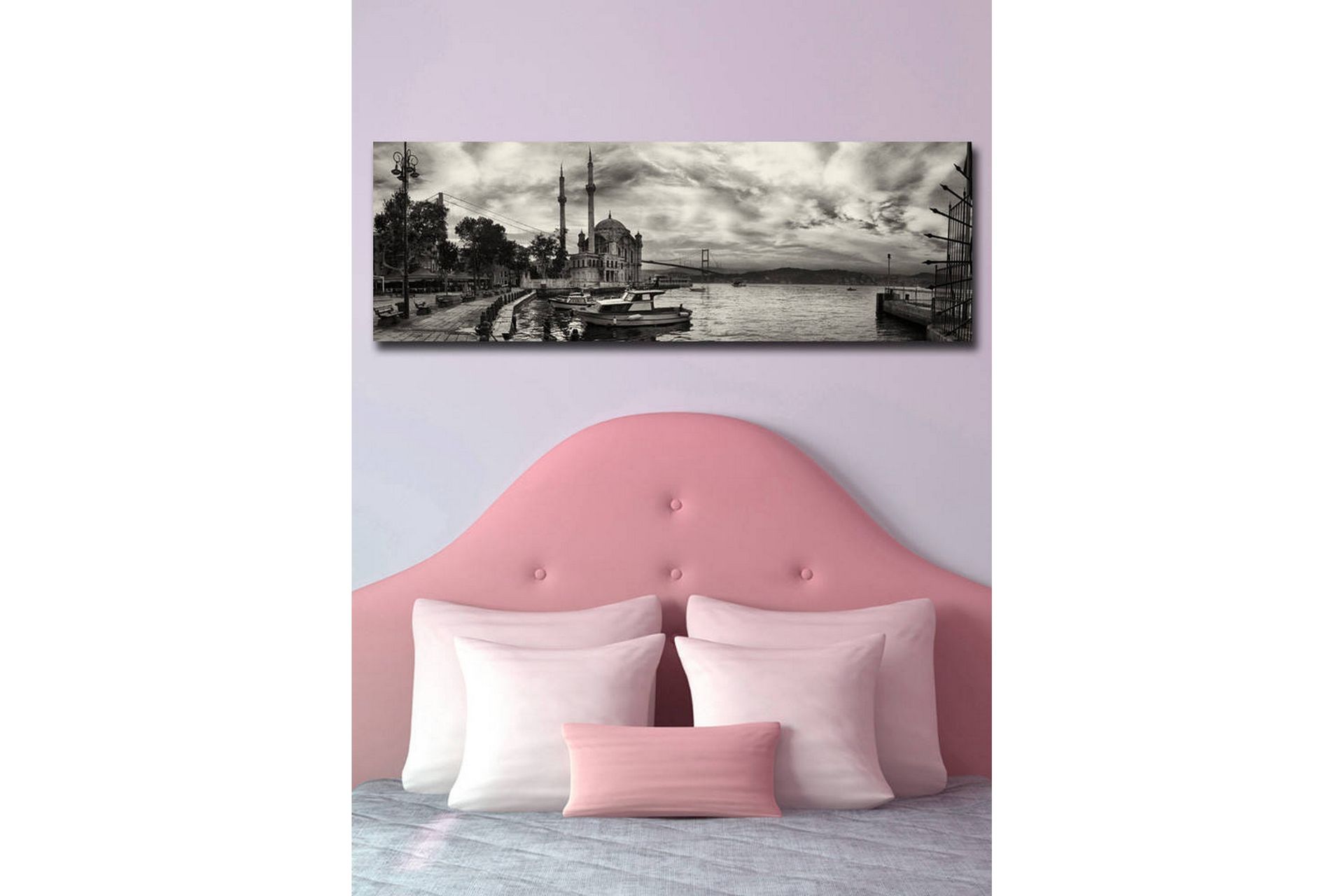 Dekorativ Canvasbilde LED-belysning - Flerfarget - Innredning - Bilder & kunst - Lerretsbilder