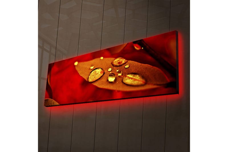 Dekorativ Canvasbilde LED-belysning - Flerfarget - Innredning - Bilder & kunst - Lerretsbilder