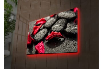 Dekorativ Canvasbilde LED-belysning - Flerfarget - Innredning - Bilder & kunst - Lerretsbilder