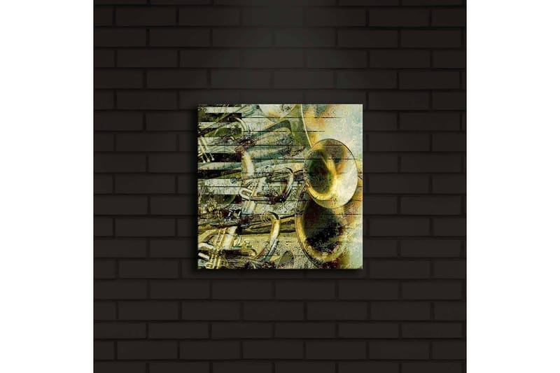 Dekorativ Canvasbilde LED-belysning - Flerfarget - Innredning - Bilder & kunst - Lerretsbilder