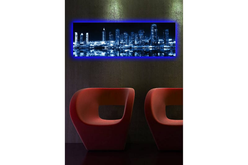 Dekorativ Canvasbilde LED-belysning - Flerfarget - Innredning - Bilder & kunst - Lerretsbilder