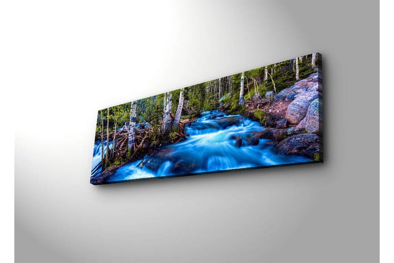 Dekorativ Canvasbilde LED-belysning - Flerfarget - Innredning - Bilder & kunst - Lerretsbilder
