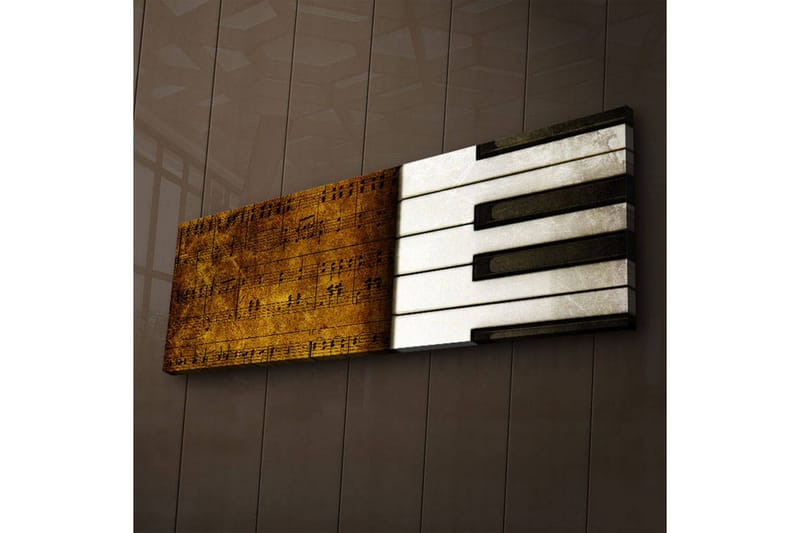 Dekorativ Canvasbilde LED-belysning - Flerfarget - Innredning - Bilder & kunst - Lerretsbilder