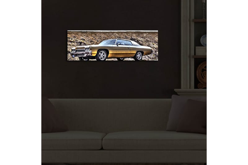 Dekorativ Canvasbilde LED-belysning - Flerfarget - Innredning - Bilder & kunst - Lerretsbilder