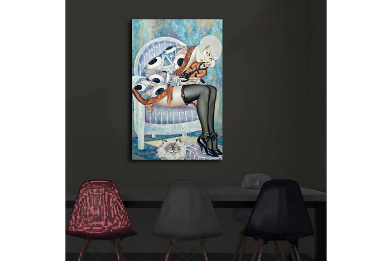 Dekorativ Canvasbilde LED-belysning - Flerfarget - Innredning - Bilder & kunst - Lerretsbilder