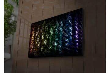 Dekorativ Canvasbilde LED-belysning - Flerfarget - Innredning - Bilder & kunst - Lerretsbilder
