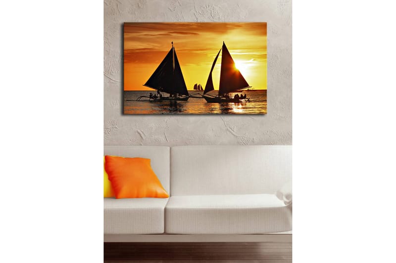 Dekorativ Canvasbilde LED-belysning - Flerfarget - Innredning - Bilder & kunst - Lerretsbilder