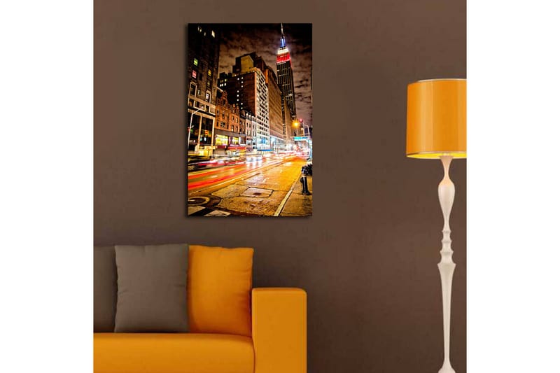 Dekorativ Canvasbilde LED-belysning - Flerfarget - Innredning - Bilder & kunst - Lerretsbilder
