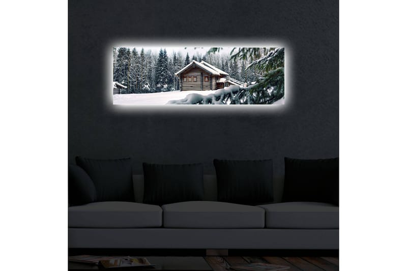 Dekorativ Canvasbilde LED-belysning - Flerfarget - Innredning - Bilder & kunst - Lerretsbilder