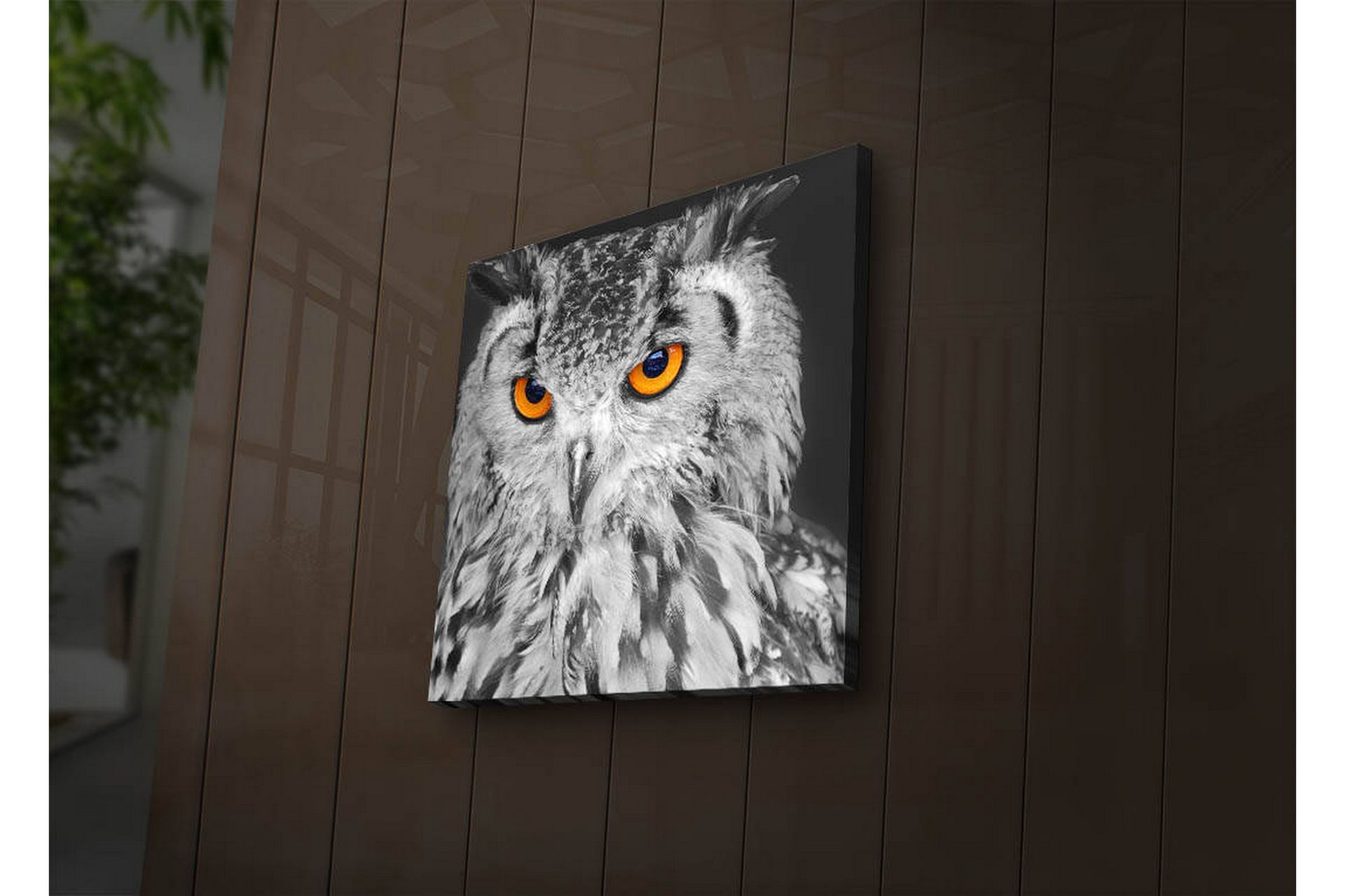 Dekorativ Canvasbilde LED-belysning - Flerfarget - Innredning - Bilder & kunst - Lerretsbilder