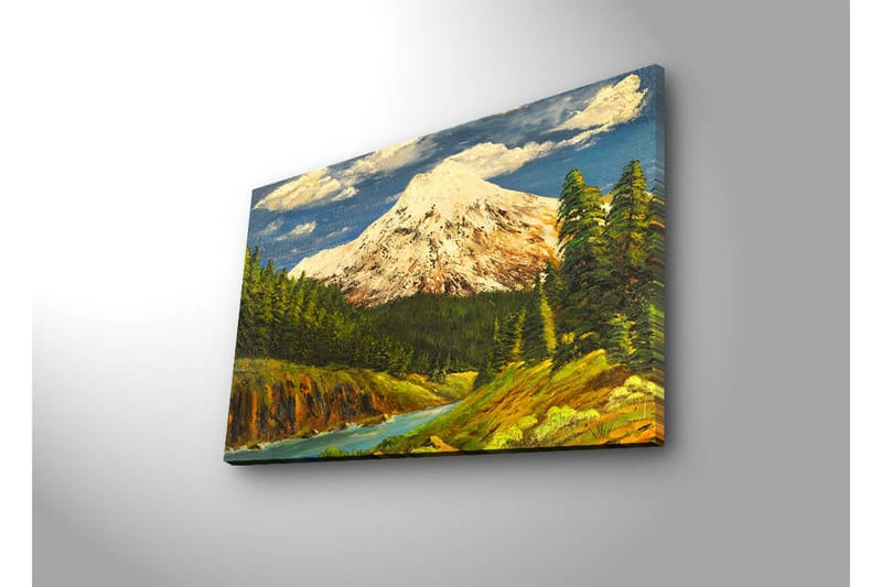 Dekorativ Canvasbilde LED-belysning - Flerfarget - Innredning - Bilder & kunst - Lerretsbilder
