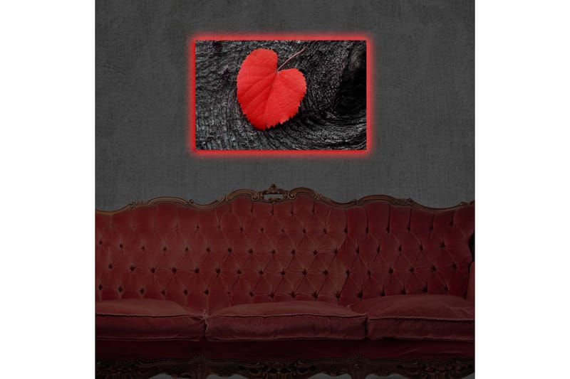 Dekorativ Canvasbilde LED-belysning - Flerfarget - Innredning - Bilder & kunst - Lerretsbilder