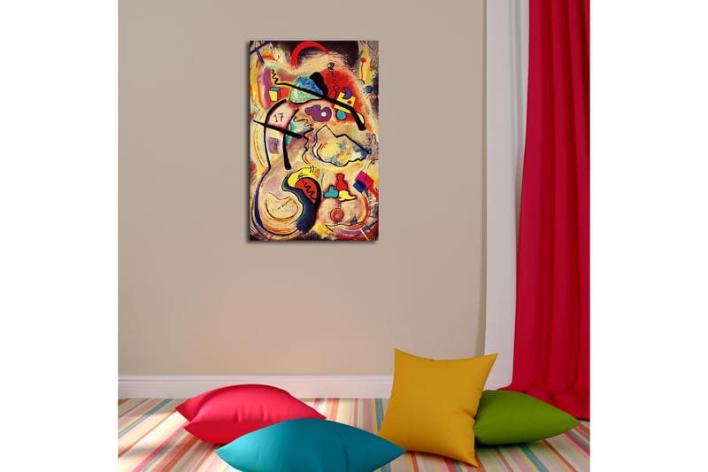 Dekorativ Canvasbilde LED-belysning - Flerfarget - Innredning - Bilder & kunst - Lerretsbilder