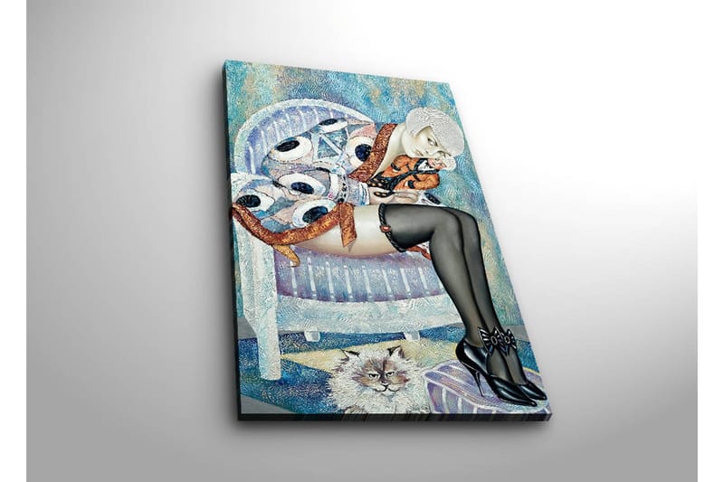 Dekorativ Canvasbilde LED-belysning - Flerfarget - Innredning - Bilder & kunst - Lerretsbilder