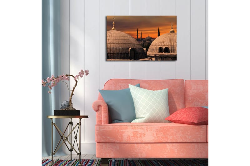 Dekorativ Canvasbilde LED-belysning - Flerfarget - Innredning - Bilder & kunst - Lerretsbilder