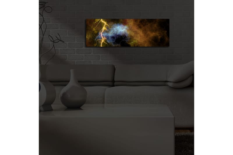 Dekorativ Canvasbilde LED-belysning - Flerfarget - Innredning - Bilder & kunst - Lerretsbilder