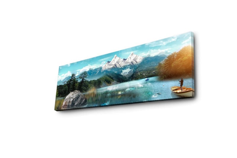 Dekorativ Canvasbilde LED-belysning - Flerfarget - Innredning - Bilder & kunst - Lerretsbilder