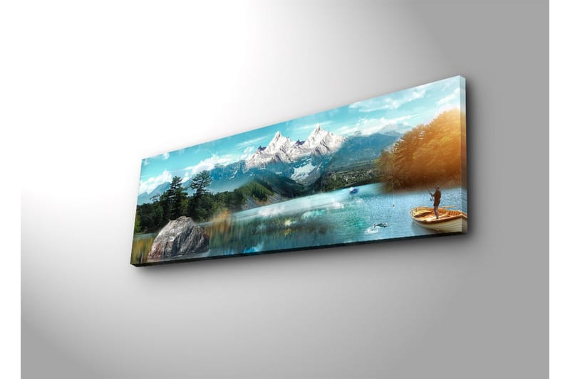 Dekorativ Canvasbilde LED-belysning - Flerfarget - Innredning - Bilder & kunst - Lerretsbilder