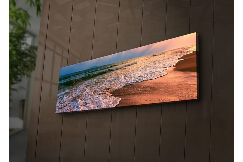 Dekorativ Canvasbilde LED-belysning - Flerfarget - Innredning - Bilder & kunst - Lerretsbilder