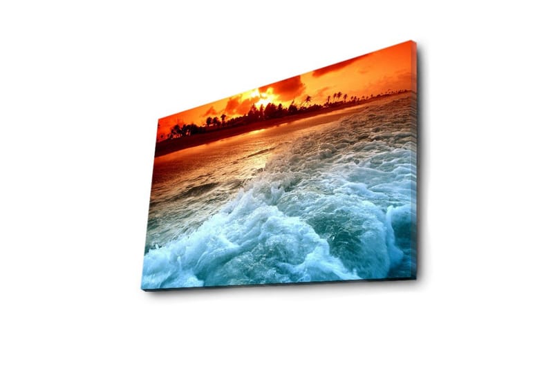 Dekorativ Canvasbilde LED-belysning - Flerfarget - Innredning - Bilder & kunst - Lerretsbilder