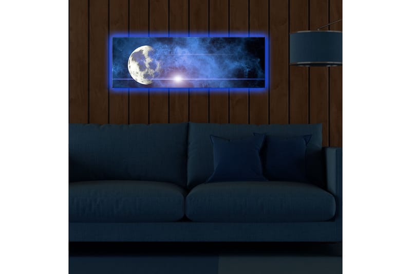 Dekorativ Canvasbilde LED-belysning - Flerfarget - Innredning - Bilder & kunst - Lerretsbilder