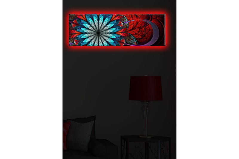Dekorativ Canvasbilde LED-belysning - Flerfarget - Innredning - Bilder & kunst - Lerretsbilder