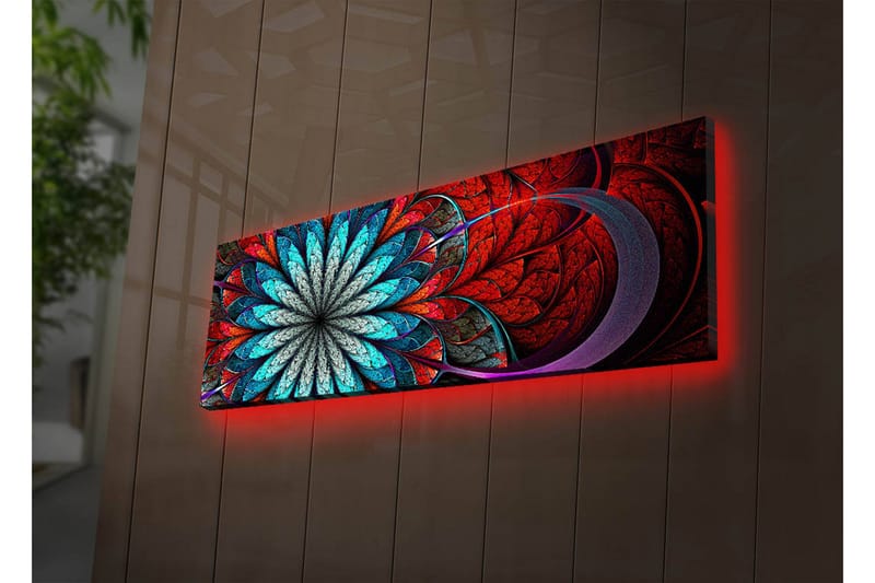 Dekorativ Canvasbilde LED-belysning - Flerfarget - Innredning - Bilder & kunst - Lerretsbilder