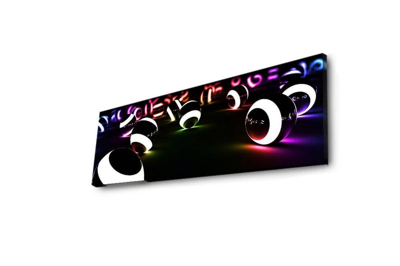 Dekorativ Canvasbilde LED-belysning - Flerfarget - Innredning - Bilder & kunst - Lerretsbilder