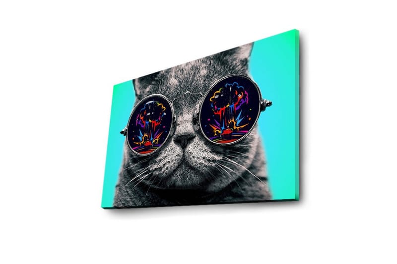 Dekorativ Canvasbilde LED-belysning - Flerfarget - Innredning - Bilder & kunst - Lerretsbilder