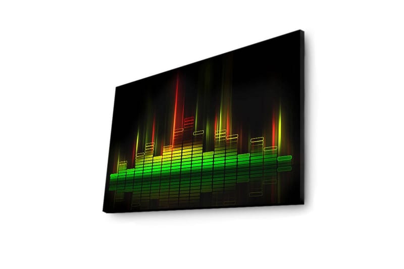 Dekorativ Canvasbilde LED-belysning - Flerfarget - Innredning - Bilder & kunst - Lerretsbilder