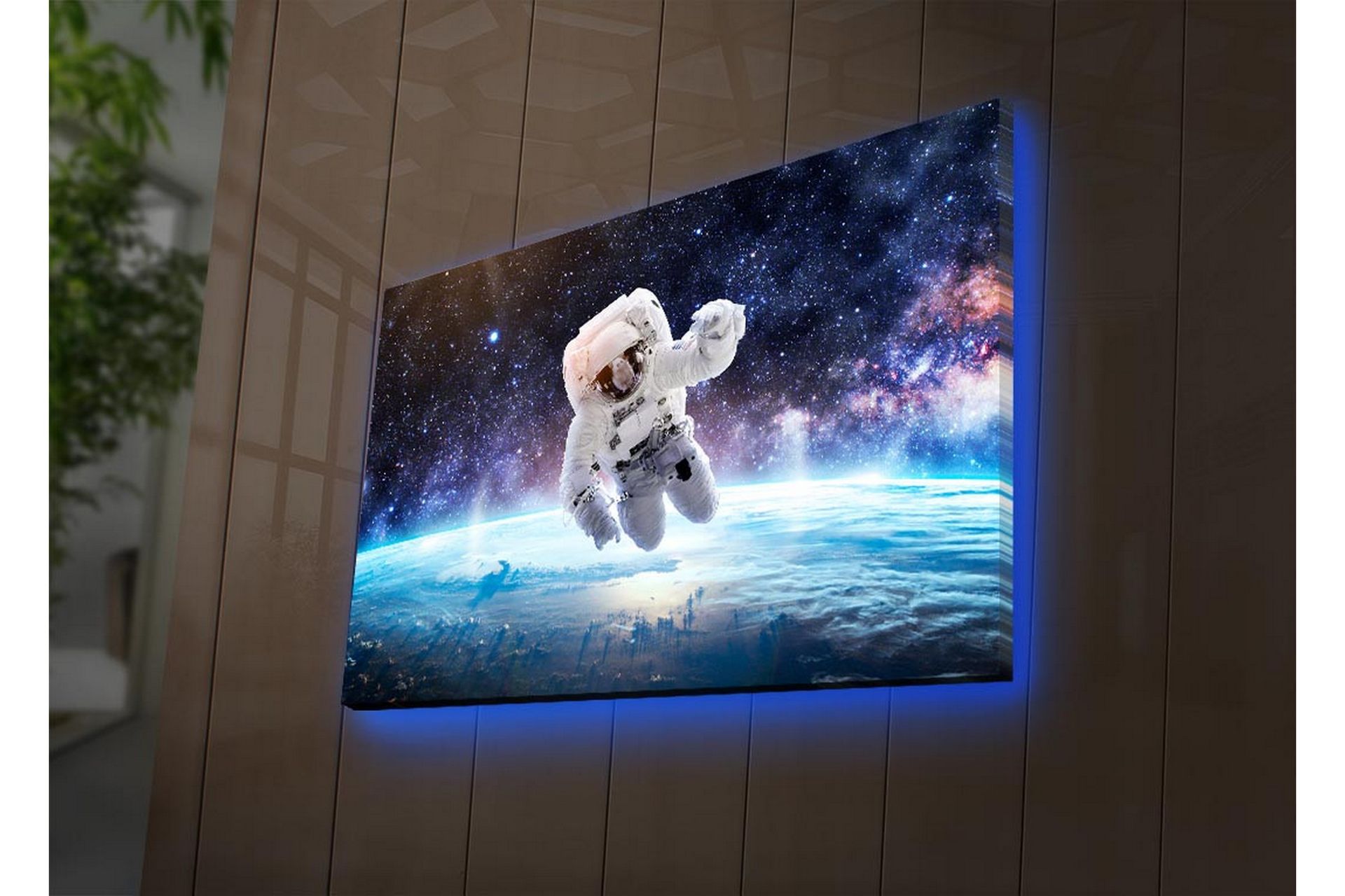 Dekorativ Canvasbilde LED-belysning - Flerfarget - Innredning - Bilder & kunst - Lerretsbilder