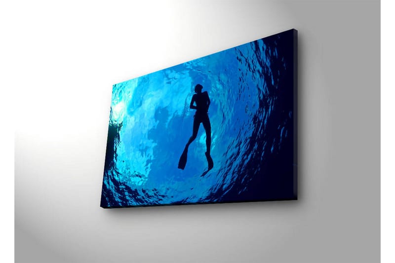 Dekorativ Canvasbilde LED-belysning - Flerfarget - Innredning - Bilder & kunst - Lerretsbilder