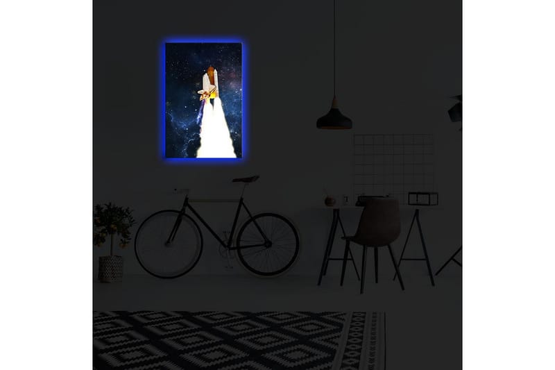 Dekorativ Canvasbilde LED-belysning - Flerfarget - Innredning - Bilder & kunst - Lerretsbilder