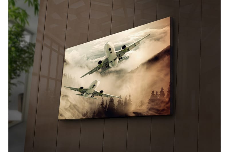 Dekorativ Canvasbilde LED-belysning - Flerfarget - Innredning - Bilder & kunst - Lerretsbilder