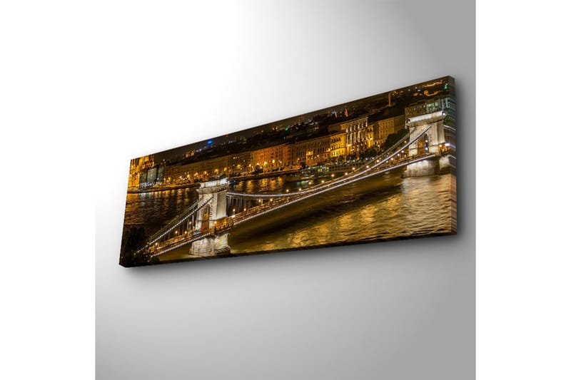 Dekorativ Canvasbilde LED-belysning - Flerfarget - Innredning - Bilder & kunst - Lerretsbilder