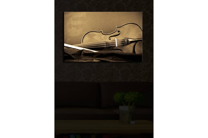 Dekorativ Canvasbilde LED-belysning - Flerfarget - Innredning - Bilder & kunst - Lerretsbilder
