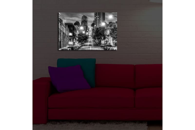 Dekorativ Canvasbilde LED-belysning - Flerfarget - Innredning - Bilder & kunst - Lerretsbilder