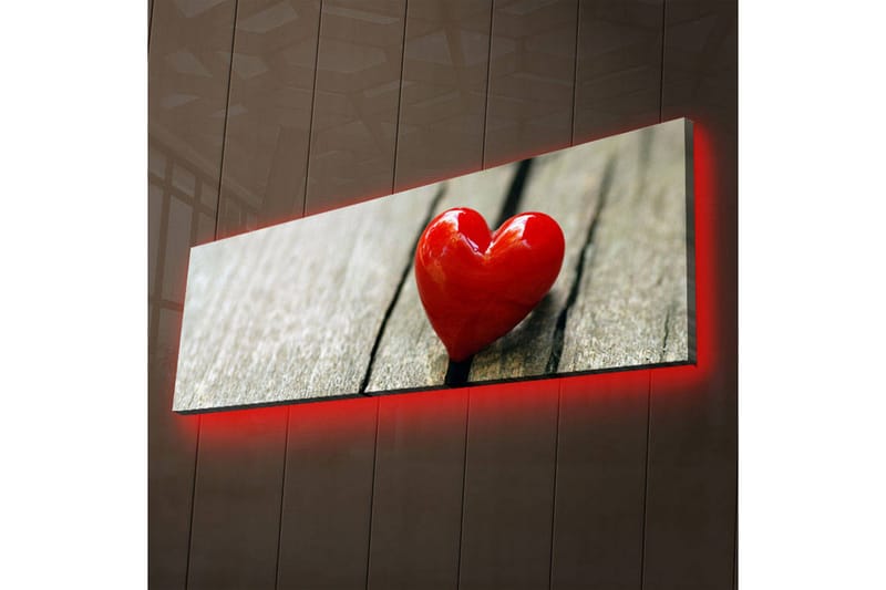 Dekorativ Canvasbilde LED-belysning - Flerfarget - Innredning - Bilder & kunst - Lerretsbilder