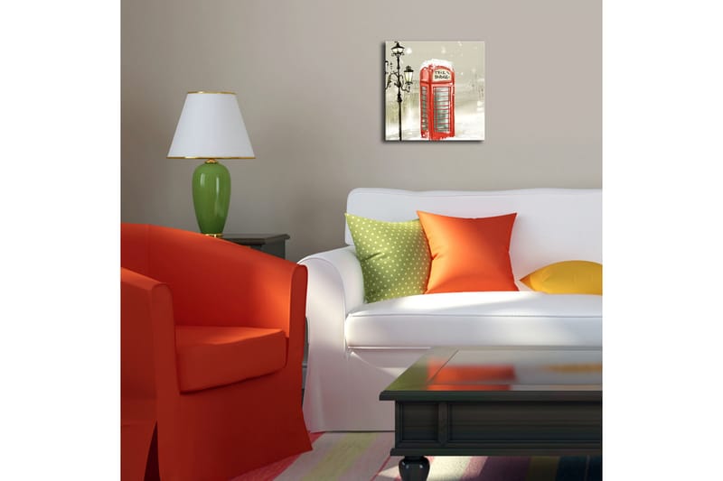 Dekorativ Canvasbilde LED-belysning - Flerfarget - Innredning - Bilder & kunst - Lerretsbilder