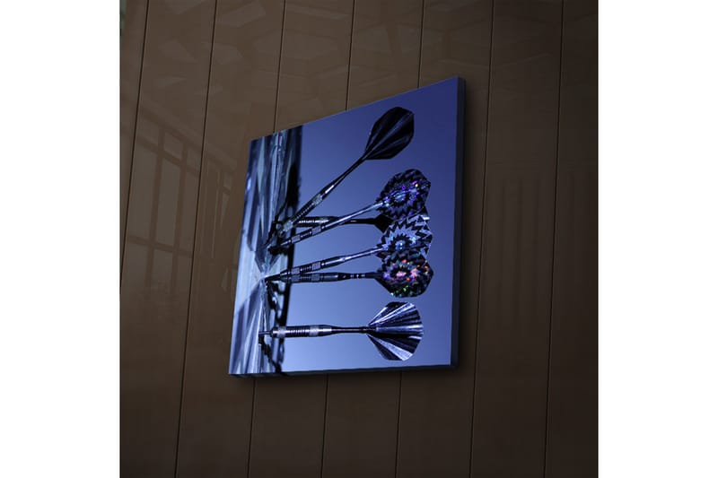 Dekorativ Canvasbilde LED-belysning - Flerfarget - Innredning - Bilder & kunst - Lerretsbilder